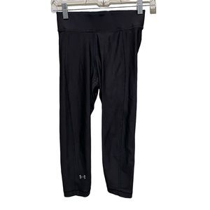 Under Armour Compression Capri Running Tights Leggings Black Size XS